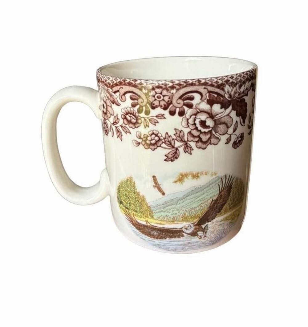 Spode Woodland Bald Eagle Mug